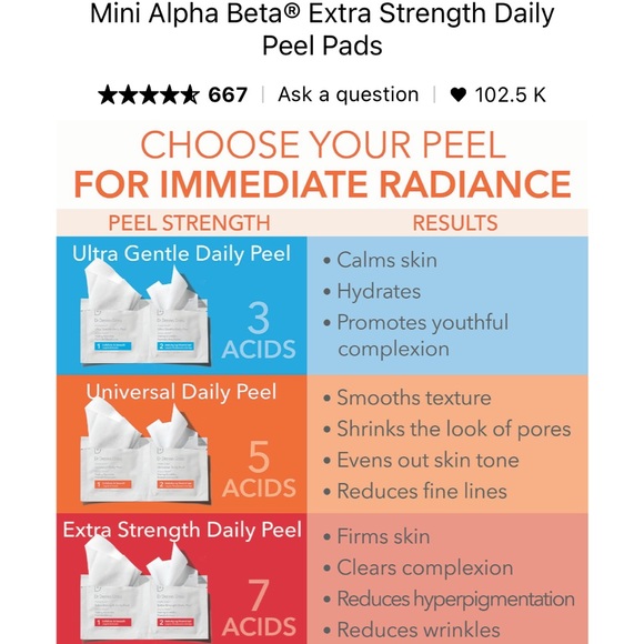 🆕 Dr.Dennis Gross Alpha Beta Extra Strength Daily Peel Pads - Picture 10 of 12